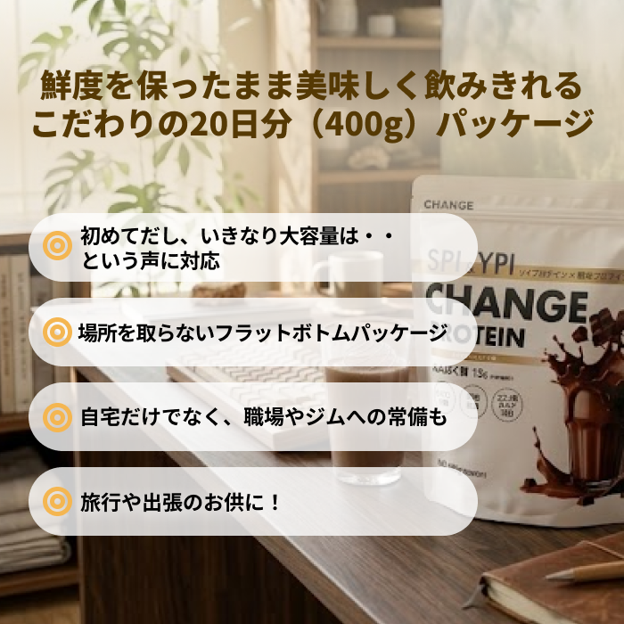 SPI&YPI チェンジプロテイン 味: リッチチョコレート
