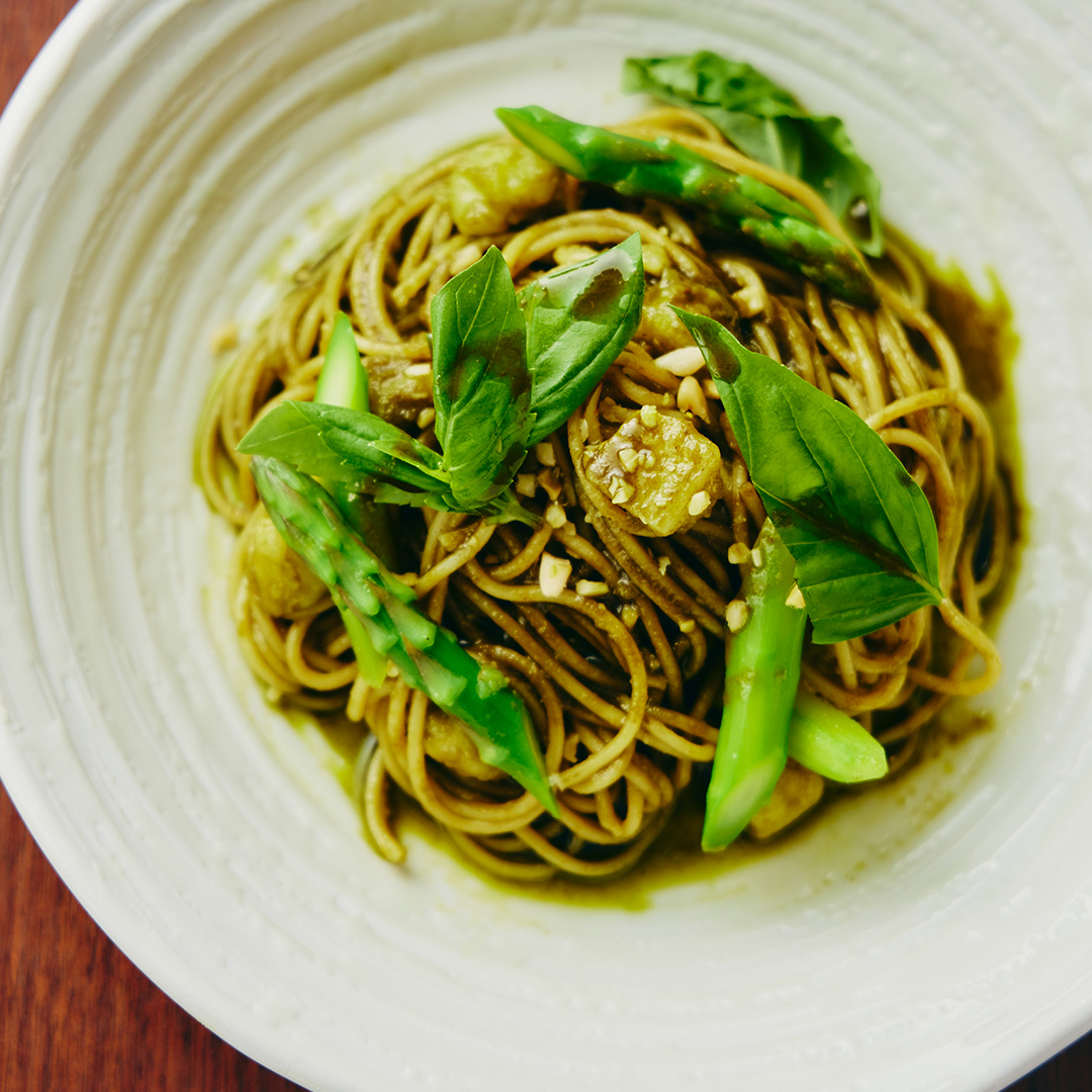 mochotto with CHLORELLA バジルソース