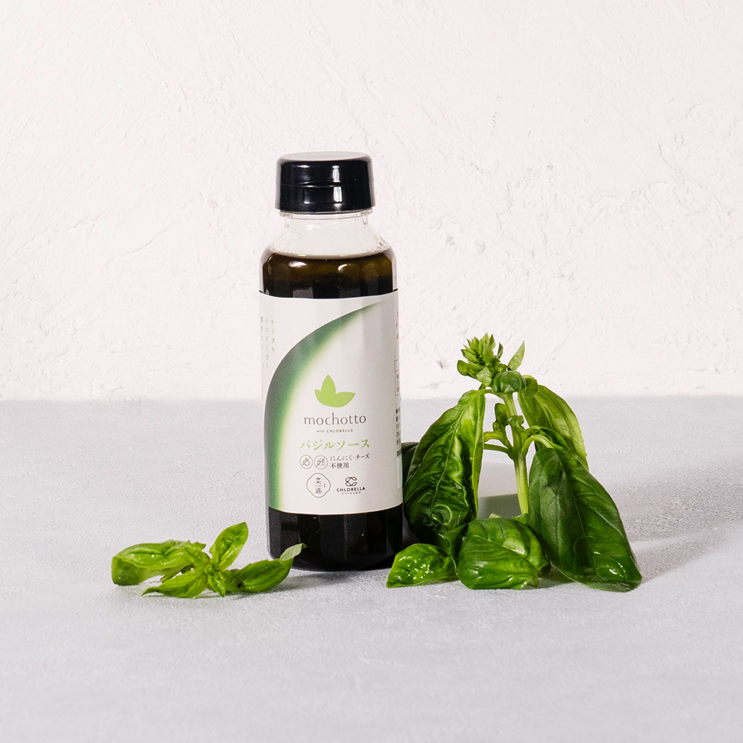 mochotto with CHLORELLA バジルソース