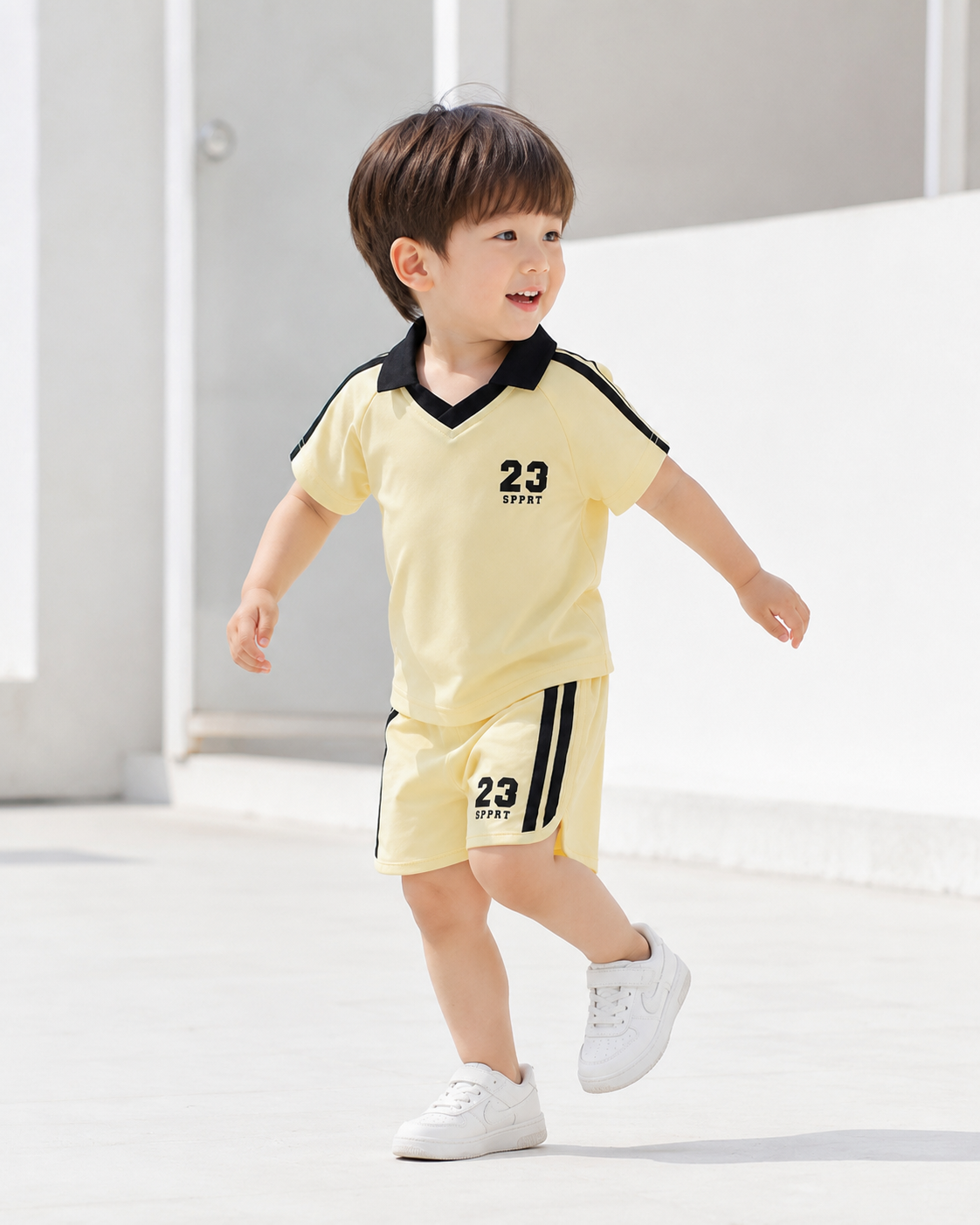 アクティブポロセットアップ 2色展開(A00013) Size: 73Size