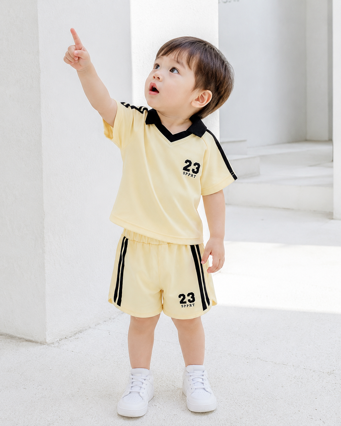 アクティブポロセットアップ 2色展開(A00013) Size: 73Size