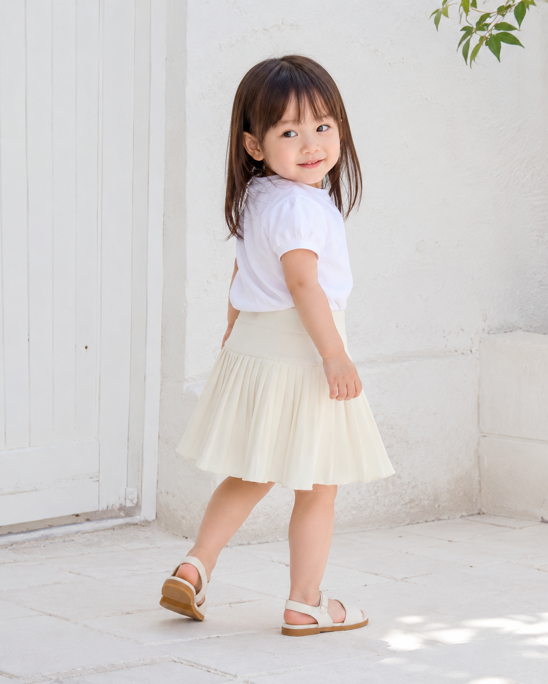 クラシカルプリーツスカート (A00009) Size: 90Size