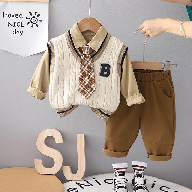 プレッピーニットベスト Size: 80Size