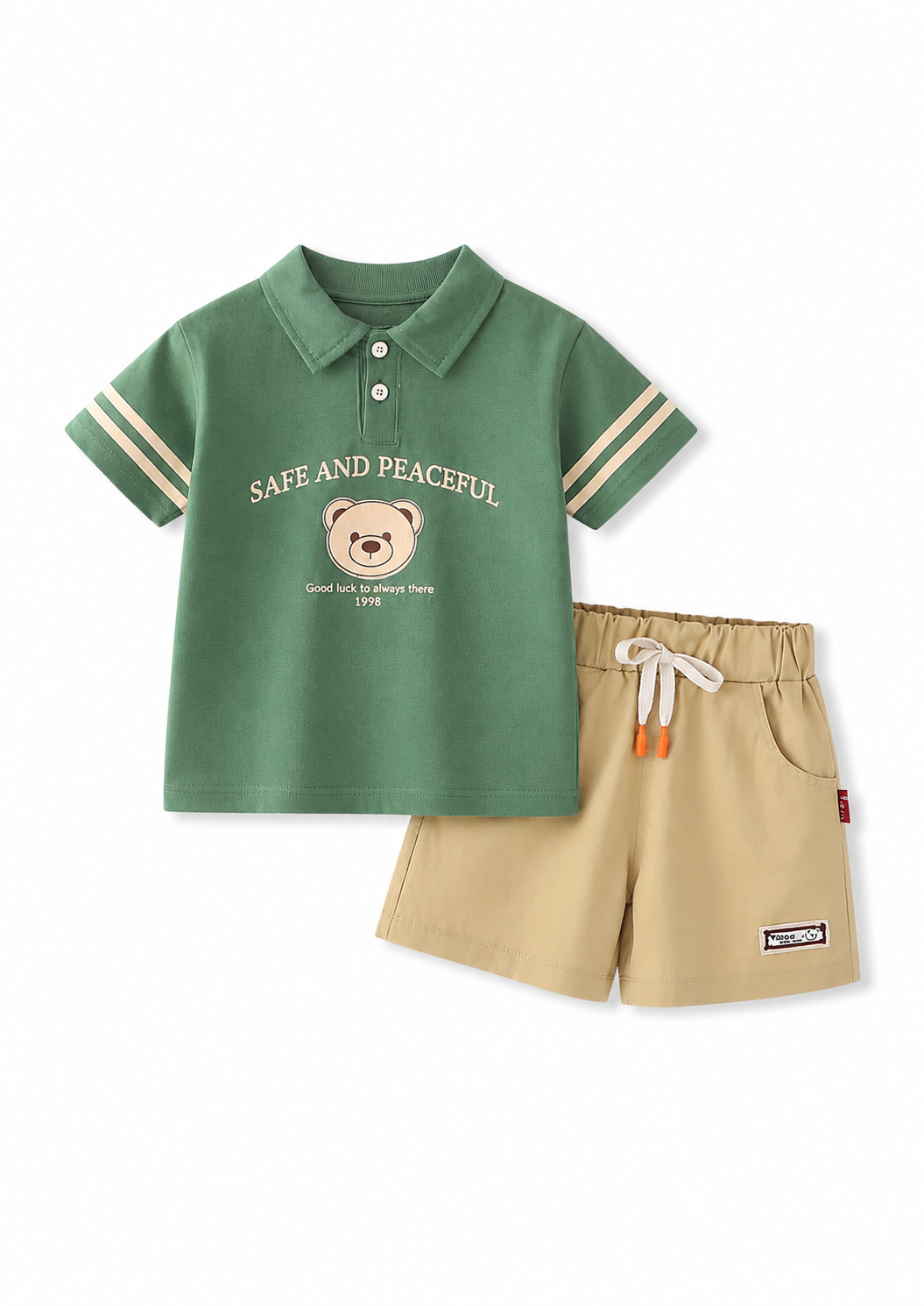 ナチュラルベアセットアップ Size: 80Size Green