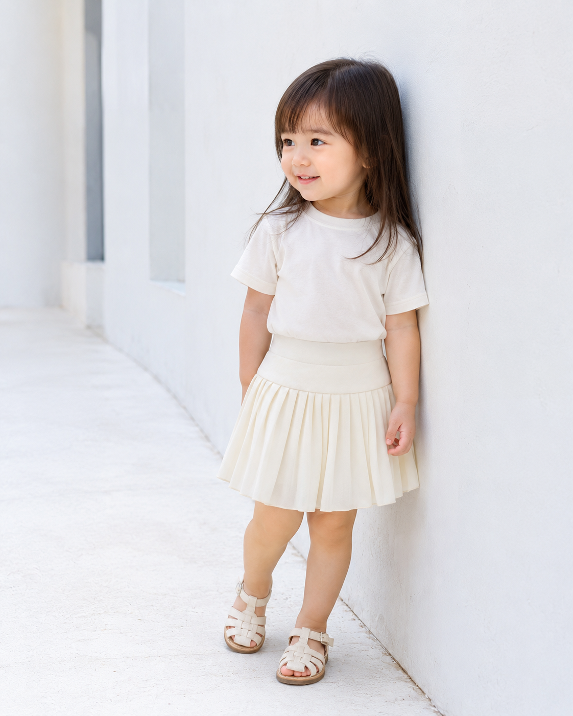 クラシカルプリーツスカート (A00009) Size: 90Size