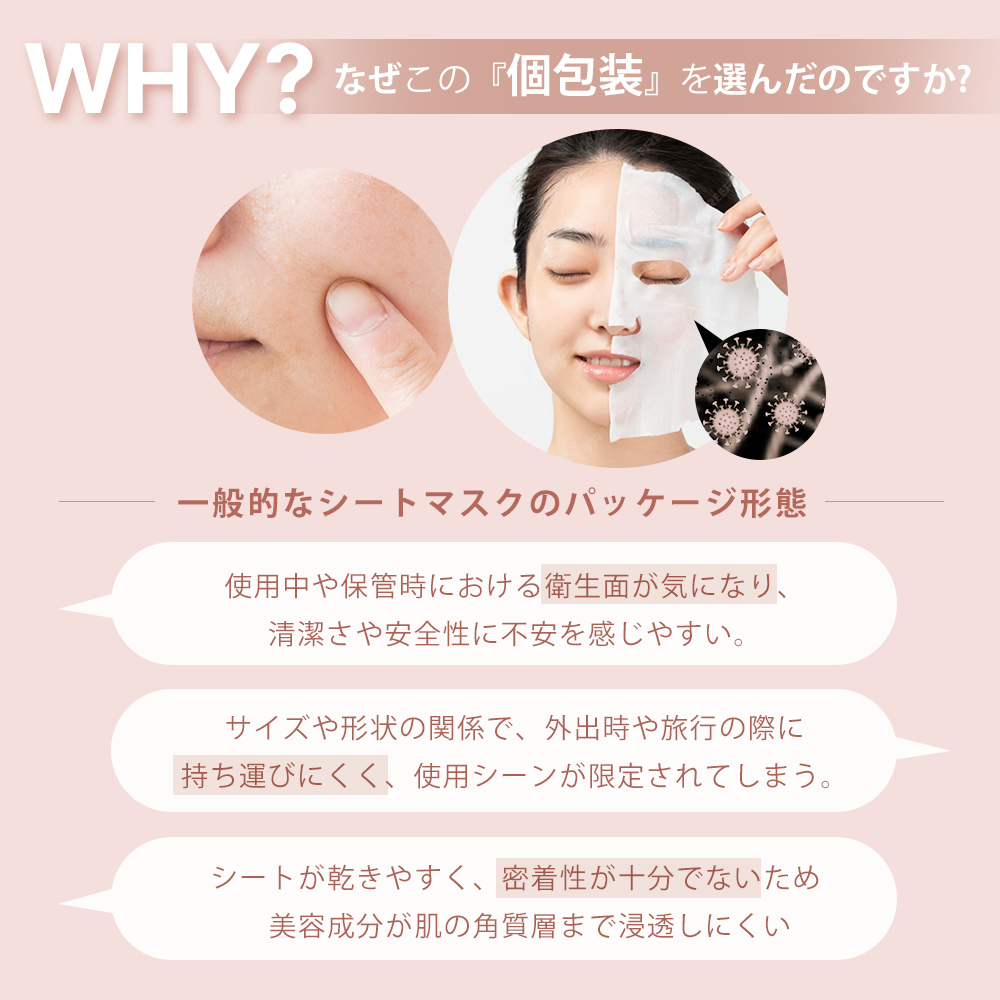 CICIBELLA シートマスク 7枚 個包装 エクソソーム