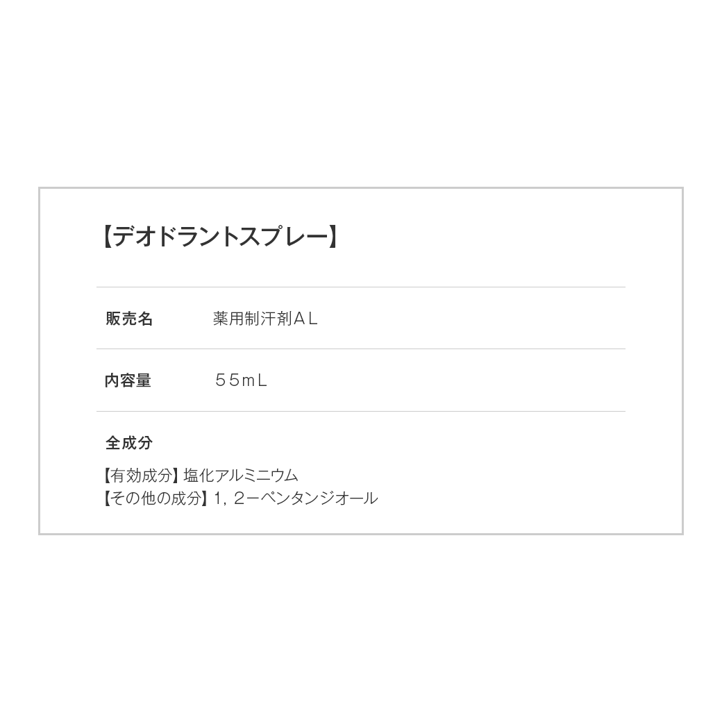 CLEANEOデオドラントスプレー1本(55mL)