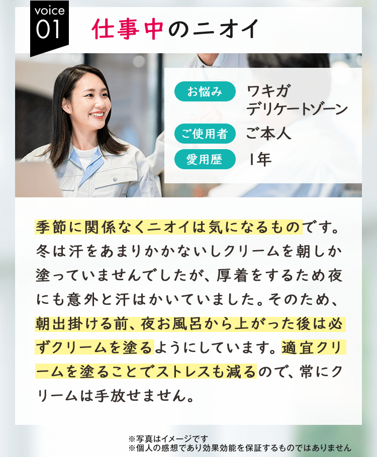 01.仕事中のニオイ
