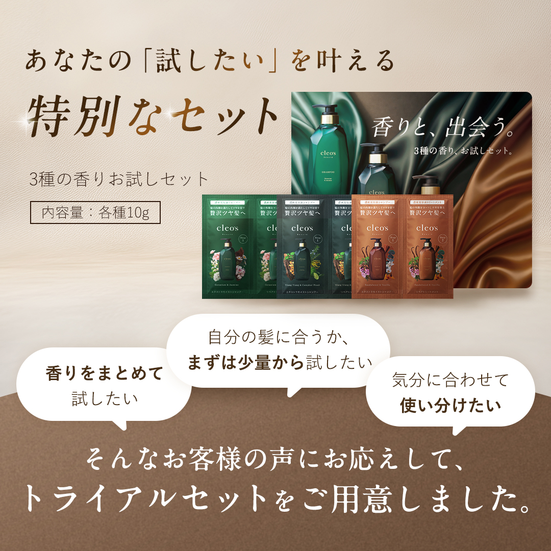 3種の香りお試しセット