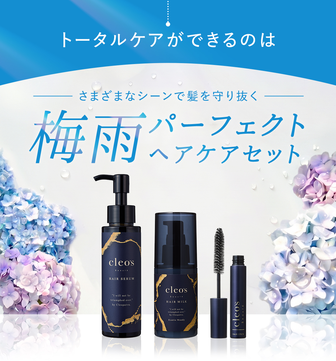 梅雨パーフェクトヘアケアセット