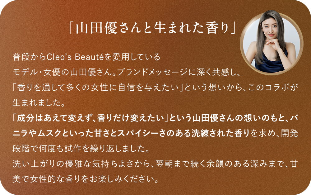 サンダルウッド＆バニラの香りの誕生