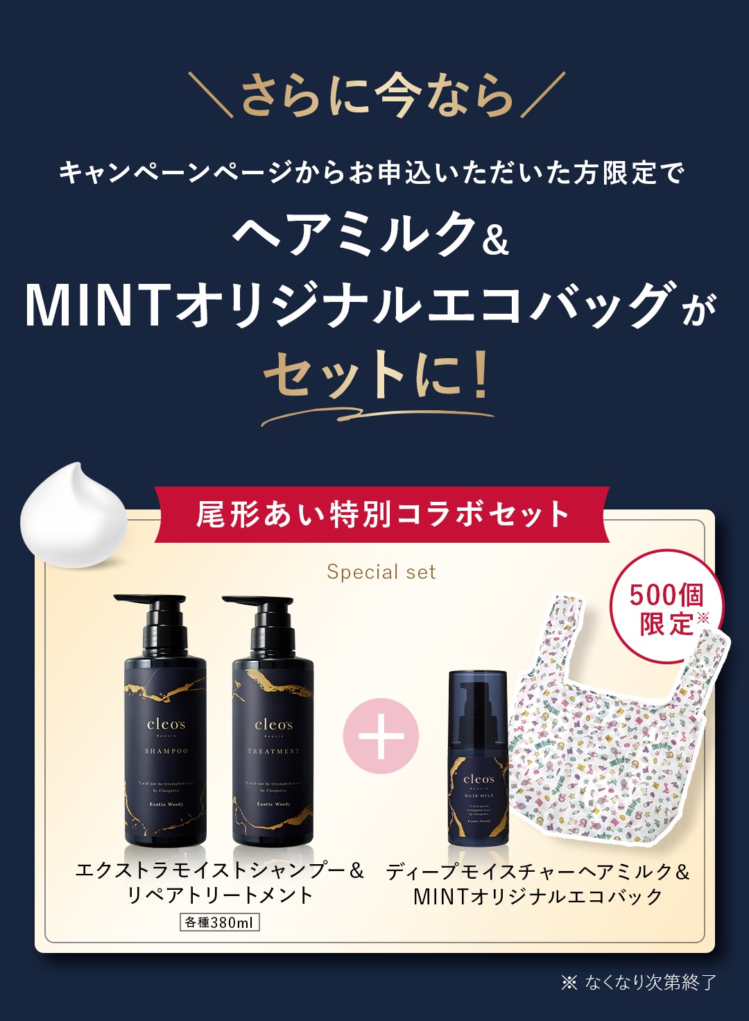Cleo's Beauté エクストラモイストシャンプー リペアトリートメント