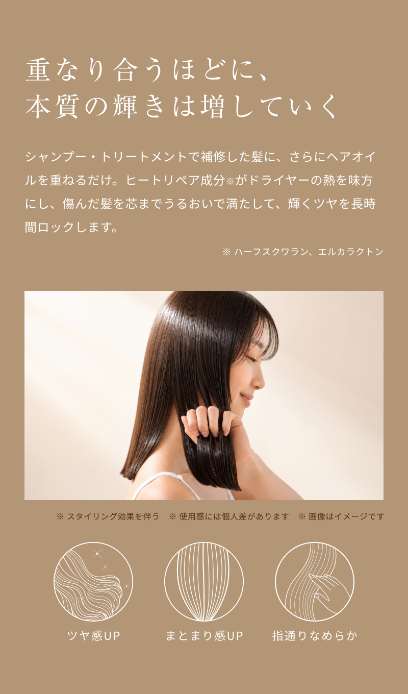 重なり合うほどに、本質の輝きは増していく
