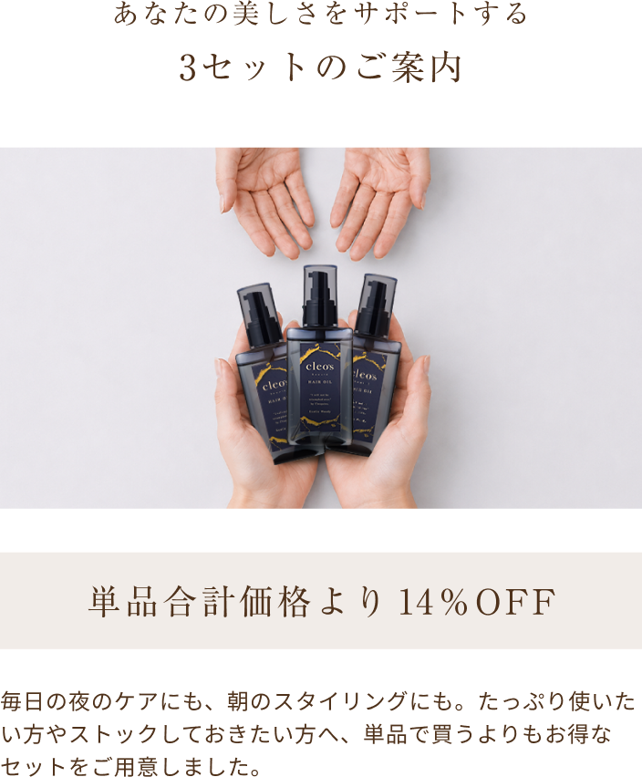 3セットご案内