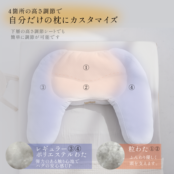 HUGNEGU ピローケースの有無: ピローケース無し