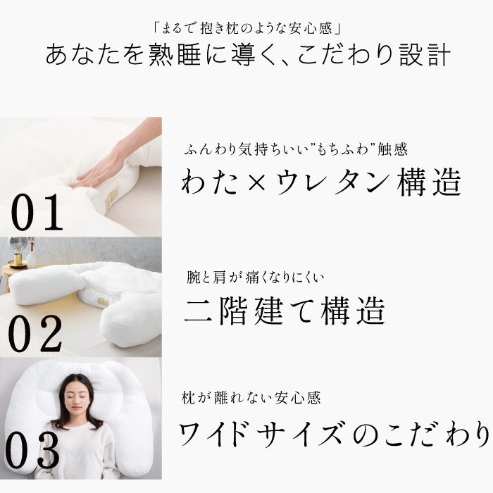 HUGNEGU ピローケースの有無: ピローケース無し