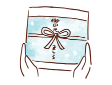 お中元の箱