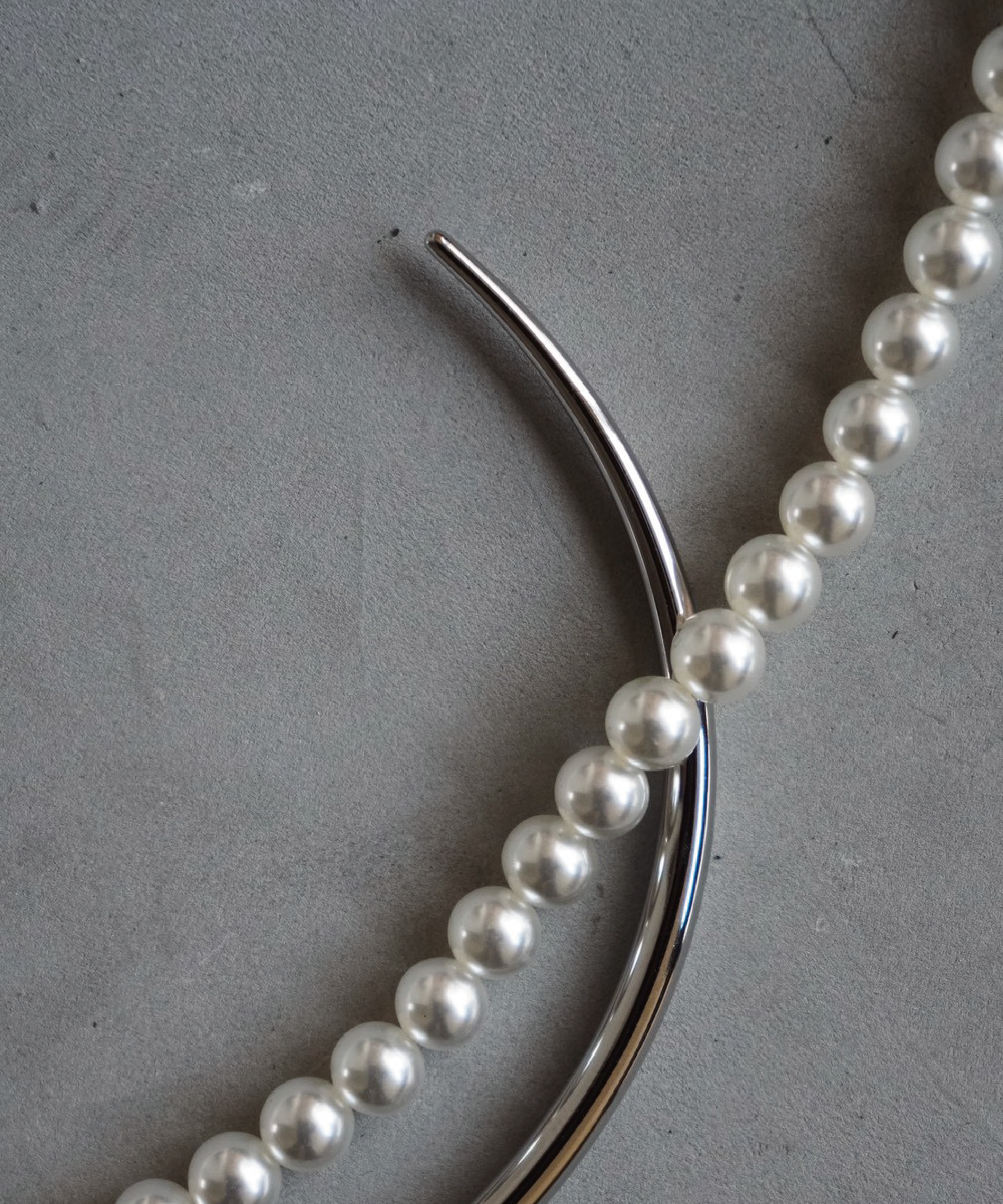 CENE × 珈琲回廊 Pearl choker