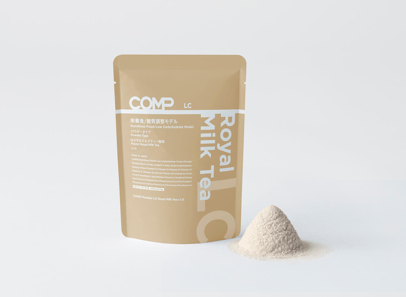 【定期購入】COMP Powder LC Royal Milk Tea v.1.0 400kcal 12袋×8箱