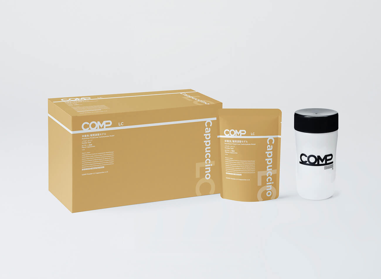 【定期購入】COMP Powder LC Cappuccino v.1.0 400kcal 12袋×8箱