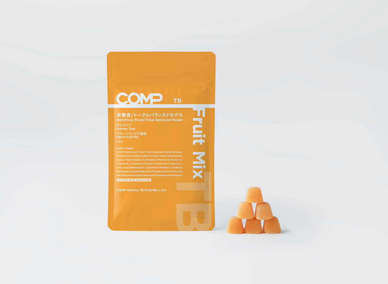 【定期購入】COMP Gummy TB v.3.0 200kcal 10袋×8箱
