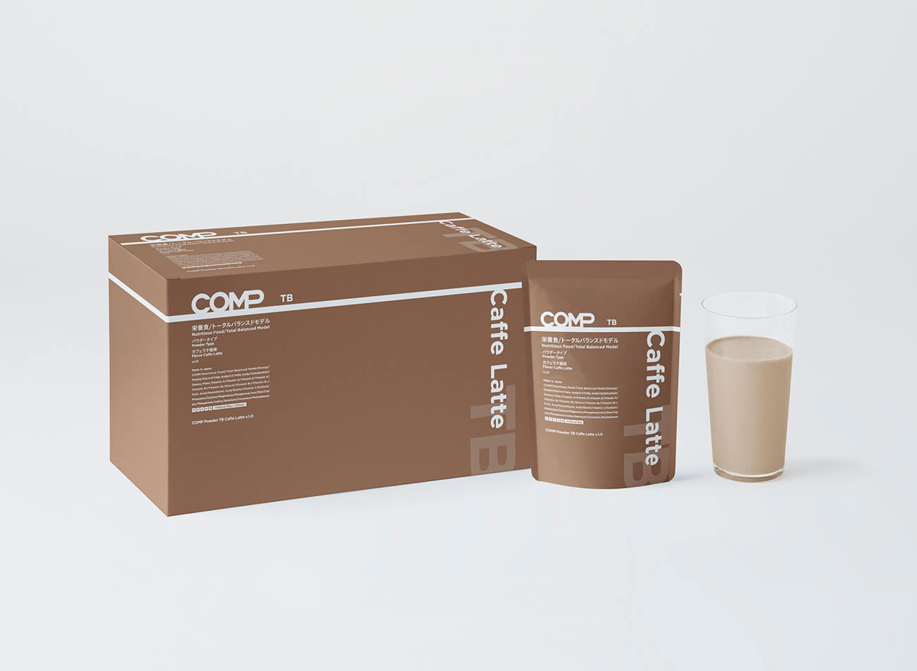 COMP Powder TB Caffe Latte v.1.0 400kcal 12袋×4箱