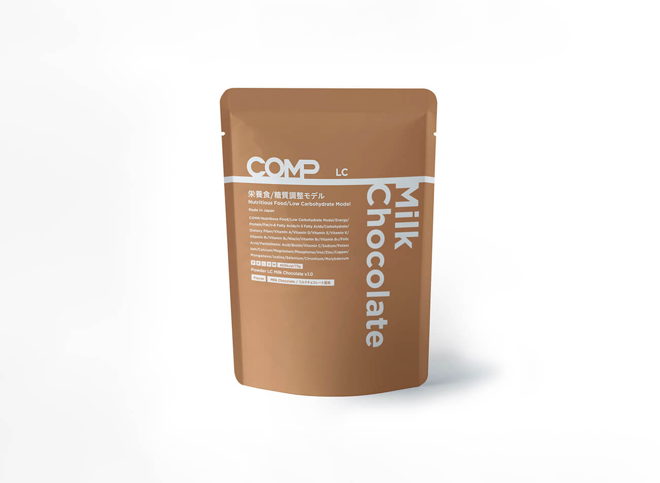 【定期購入】COMP Powder LC Milk Chocolate v.2.0 400kcal 12袋×8箱