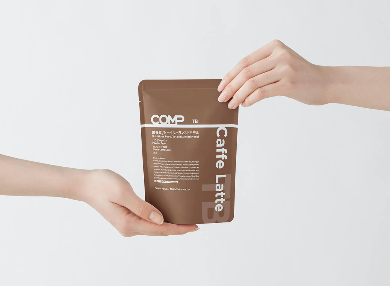 【定期購入】COMP Powder TB Caffe Latte v.1.0 400kcal 12袋×2箱