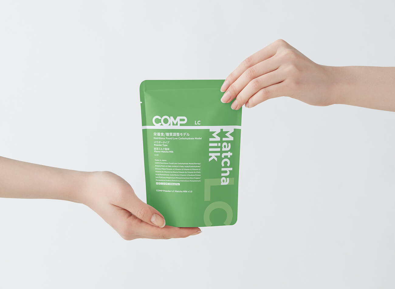 COMP Powder LC Matcha Milk v.1.0 400kcal 12袋×1箱