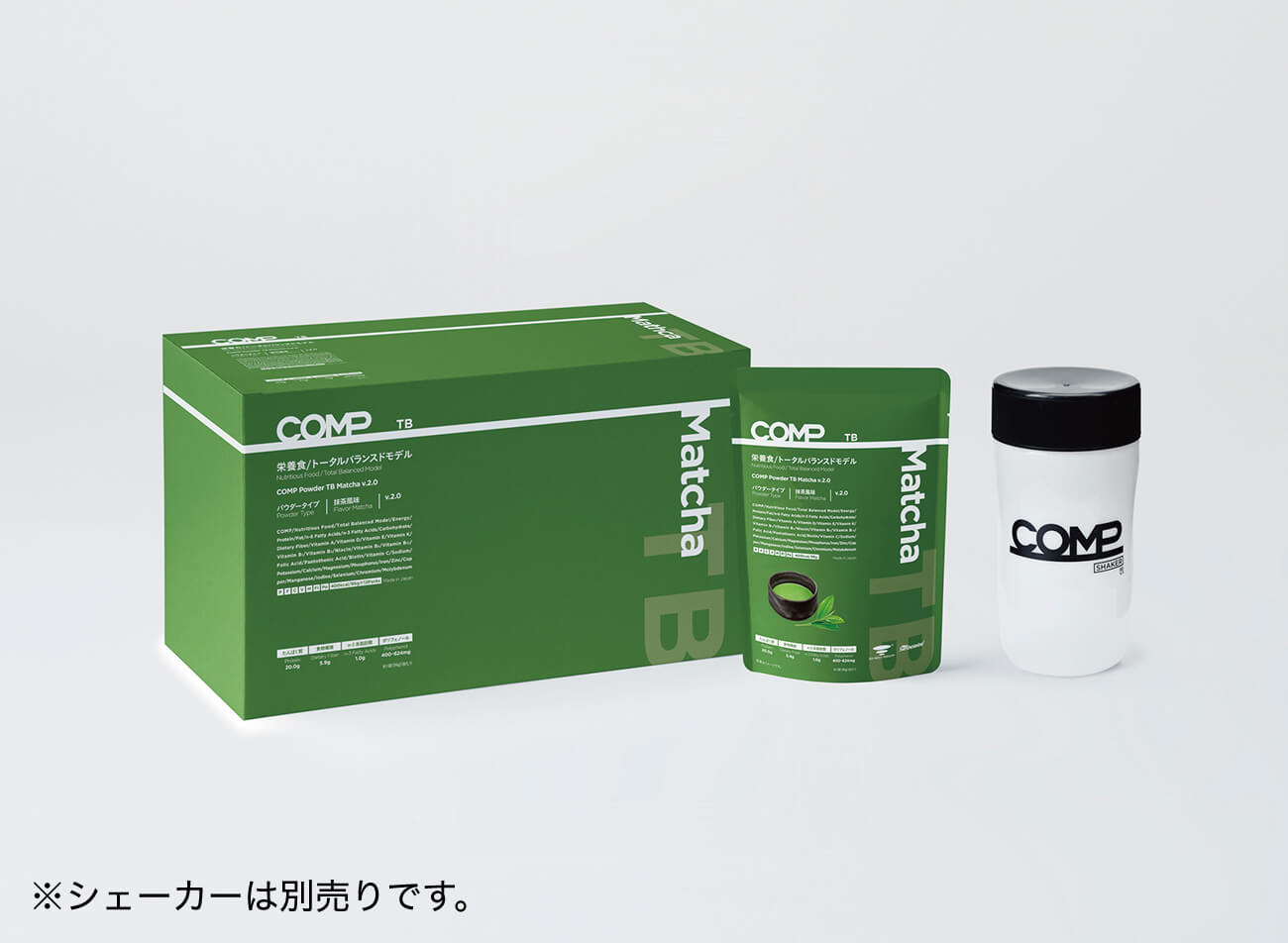 COMP Powder TB Matcha v.2.0 400kcal 12袋×2箱