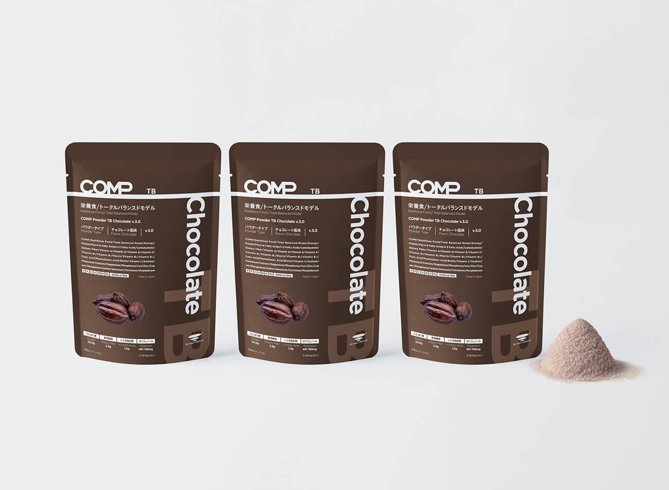 COMP Powder TB Chocolate v.3.0 400kcal 12袋×1箱