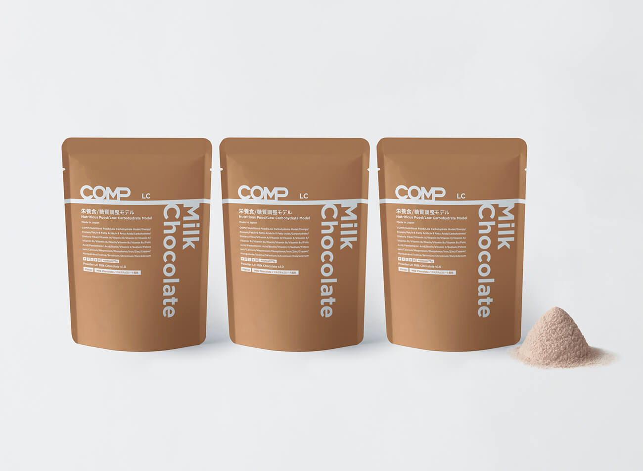 【定期購入】COMP Powder LC Milk Chocolate v.2.0 400kcal 12袋×8箱