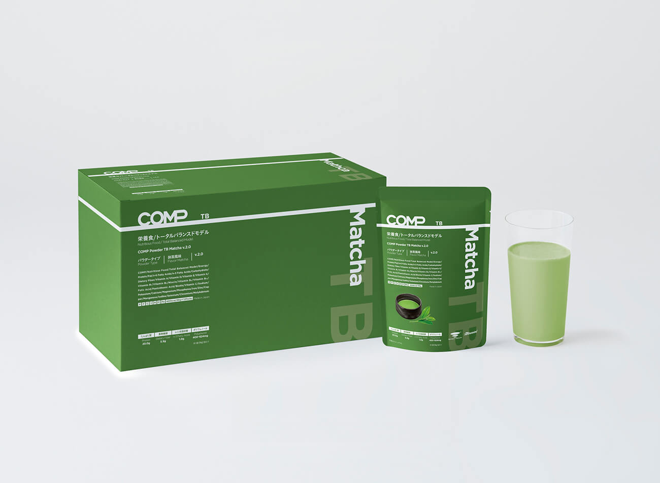 COMP Powder TB Matcha v.2.0 400kcal 12袋×2箱