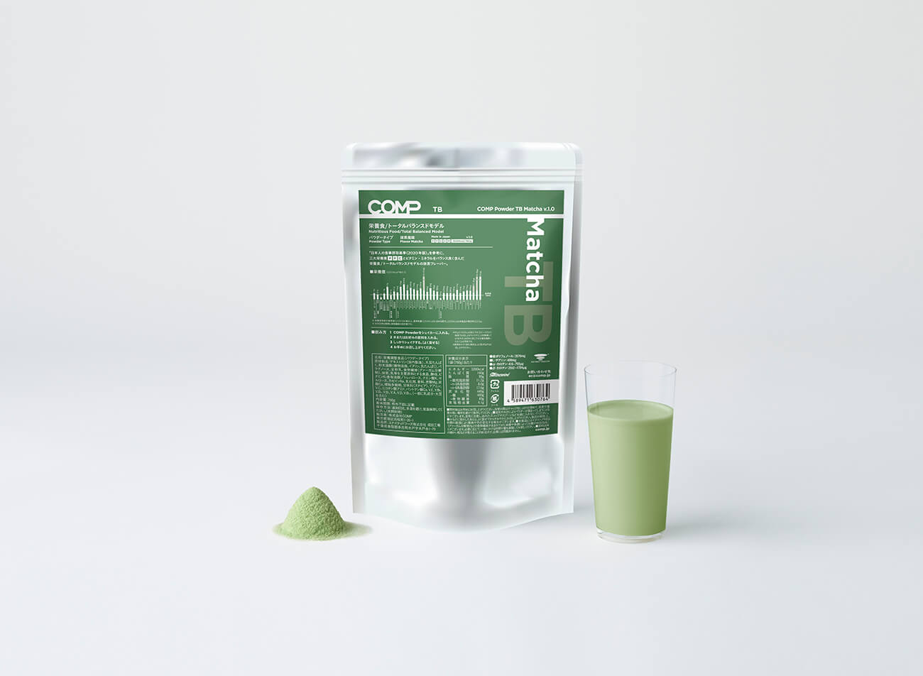 【定期購入】COMP Powder TB Matcha v.1.0 3,200kcal 1袋