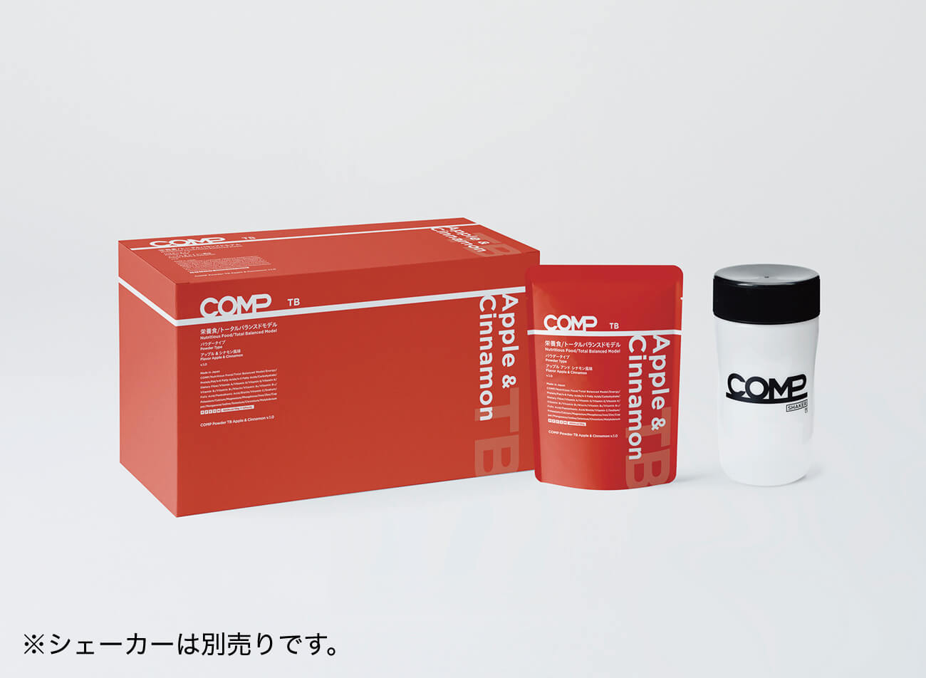 COMP Powder TB Apple＆cinnamon v.1.0 400kcal 12袋×4箱