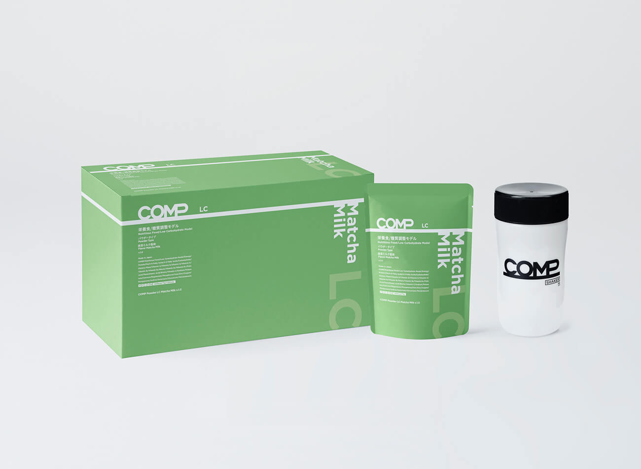 【定期購入】COMP Powder LC Matcha Milk v.1.0 400kcal 12袋×2箱