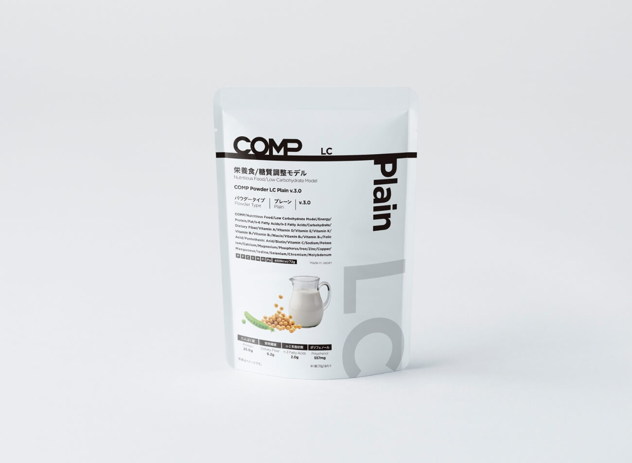 COMP Powder LC Plain v.3.0 400kcal 12袋×4箱