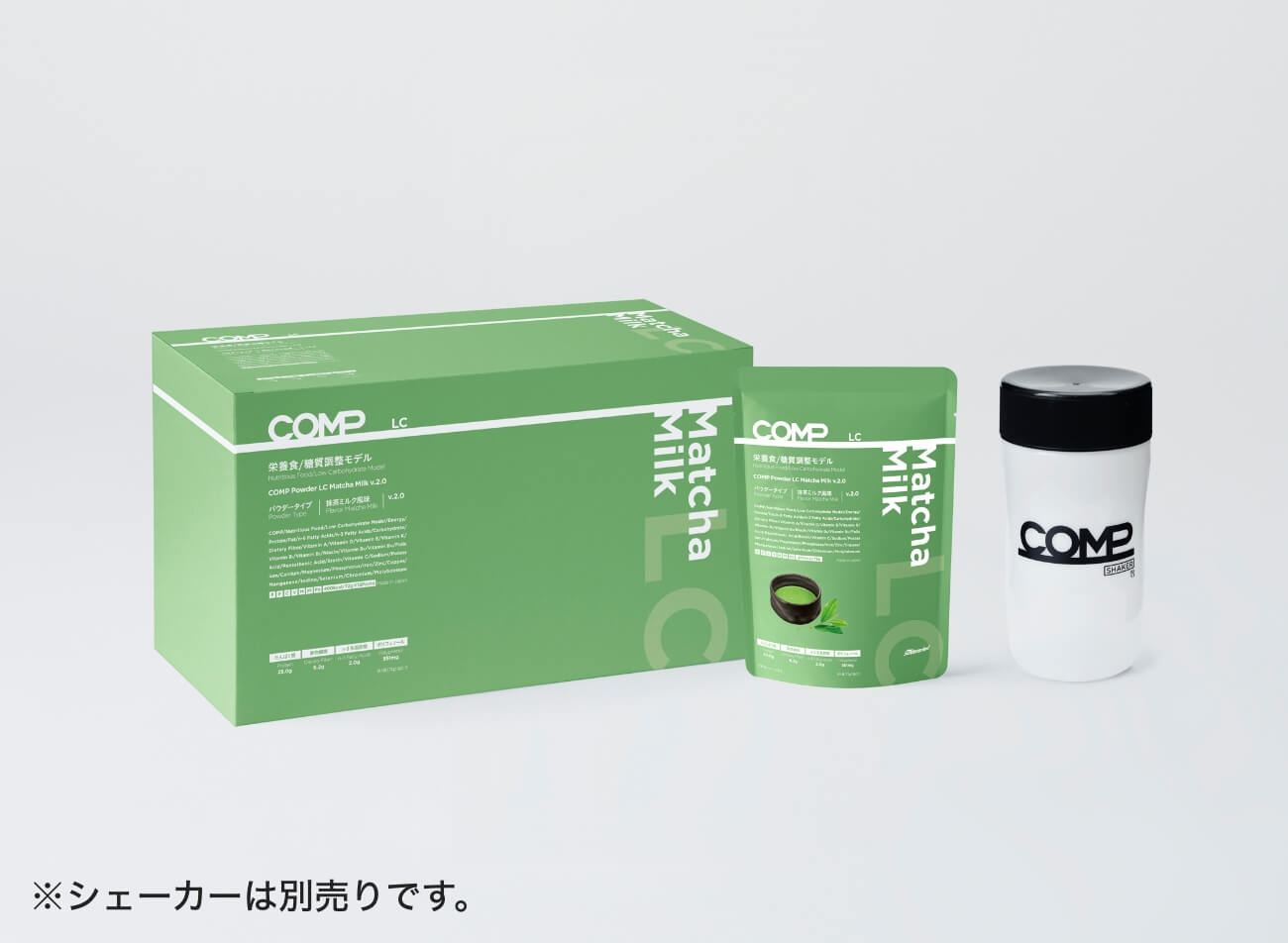 COMP Powder LC Matcha Milk v.2.0 400kcal 12袋×1箱