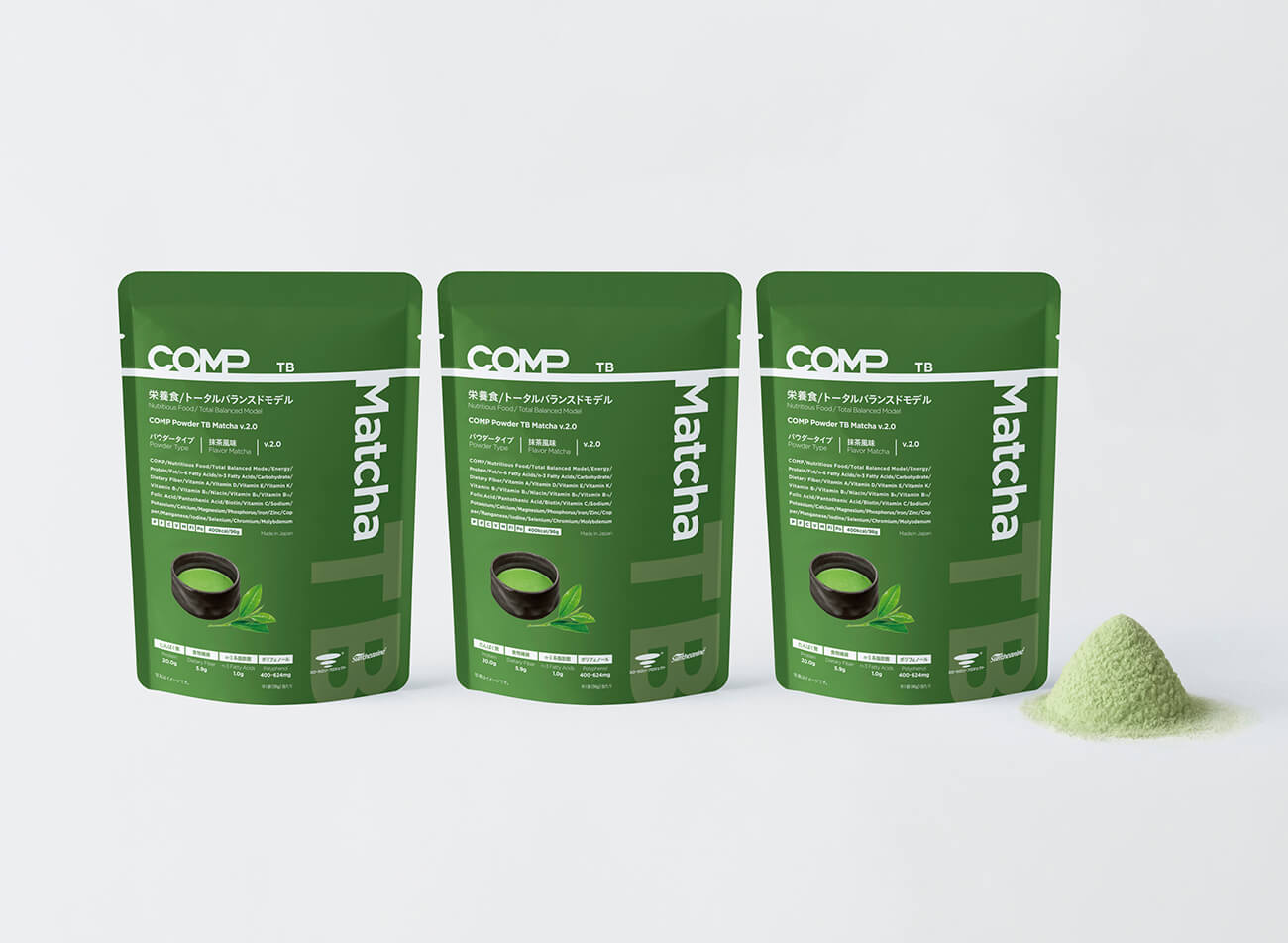 COMP Trial Pack Powder TB Matcha v.2.0 （TB Matcha v.2.0 3袋）