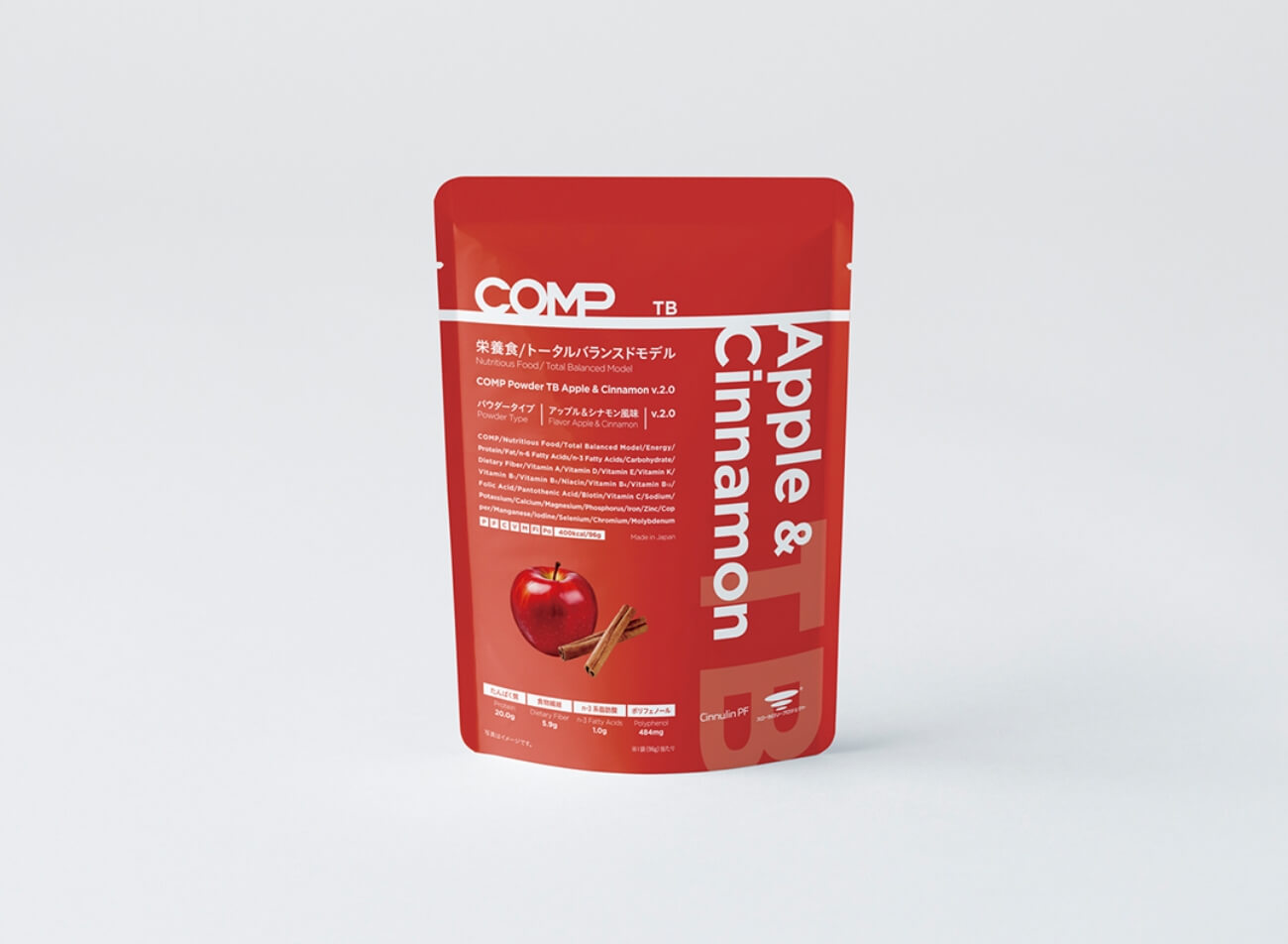 COMP Powder TB Apple＆cinnamon v.2.0 400kcal 12袋×1箱