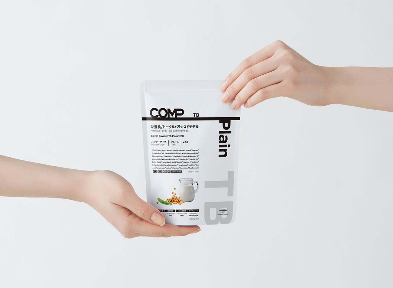 【定期購入】COMP Powder TB Plain v.7.0 400kcal 12袋×1箱