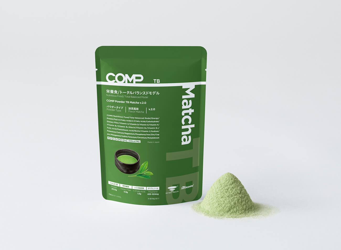 COMP Trial Pack Powder TB Matcha v.2.0 （TB Matcha v.2.0 3袋）