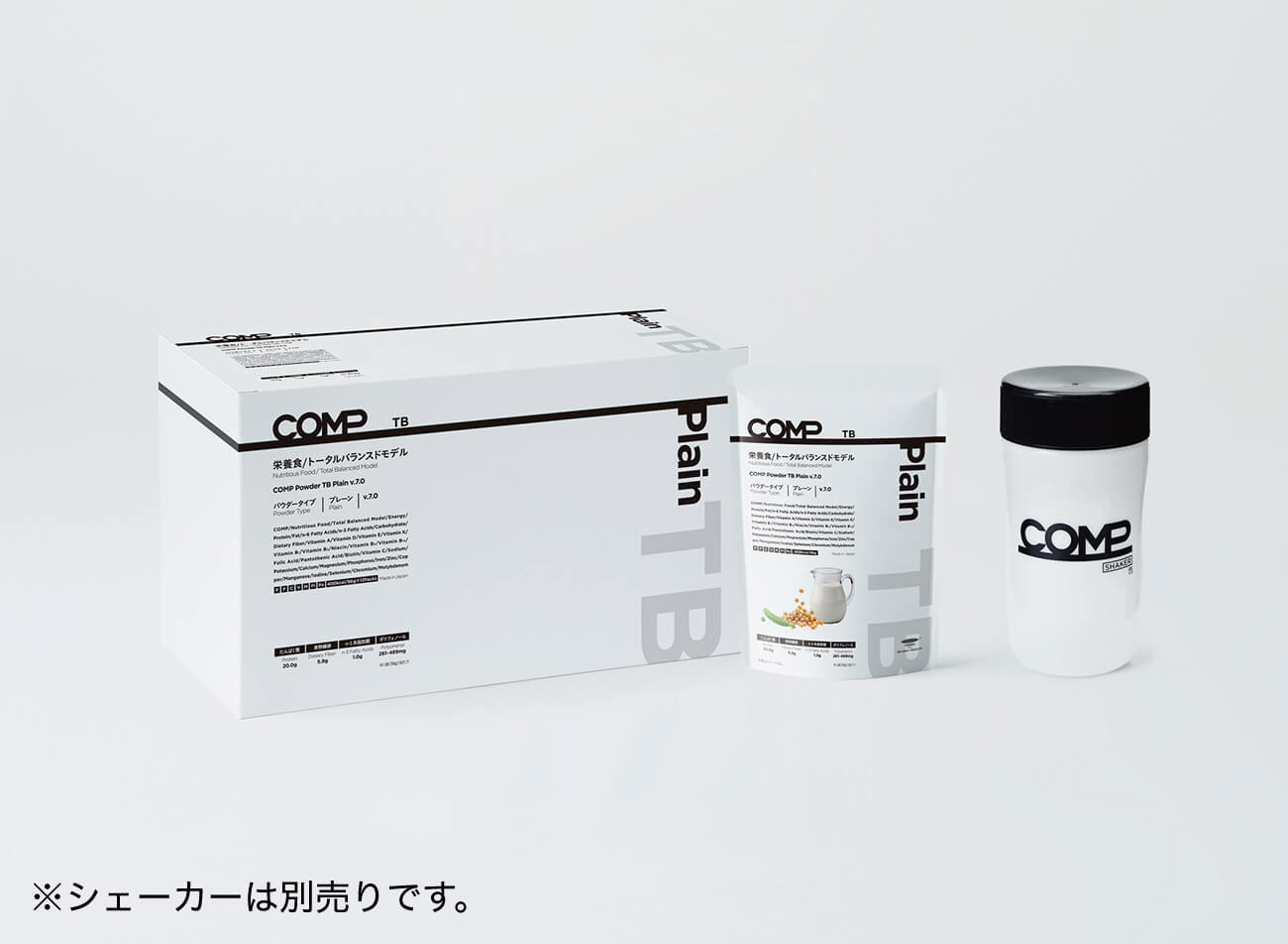 COMP Powder TB Plain v.7.0 400kcal 12袋×8箱