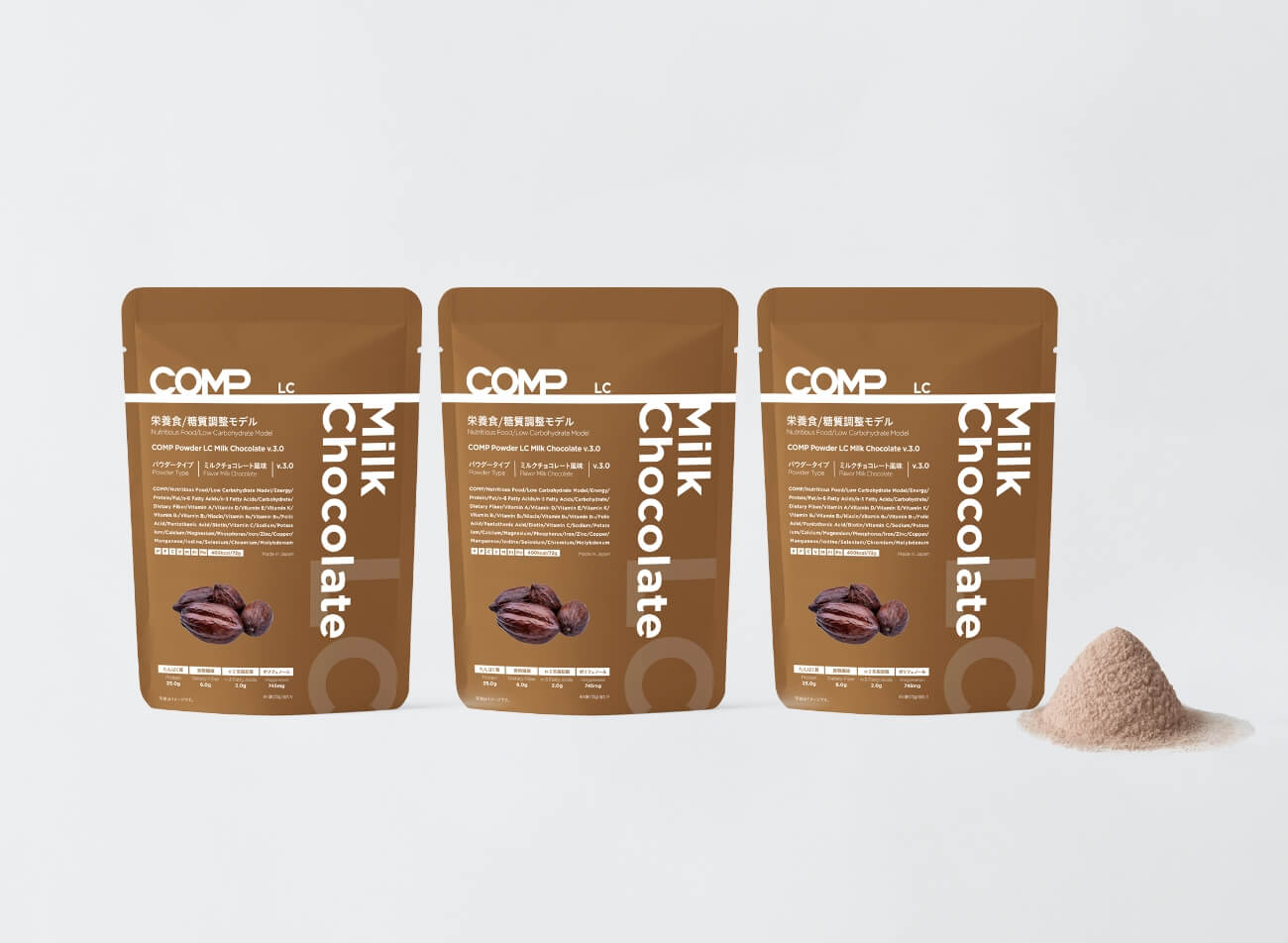 COMP Trial Pack Powder LC Milk Chocolate v.3.0 （Choco LC v.3.0 3袋）