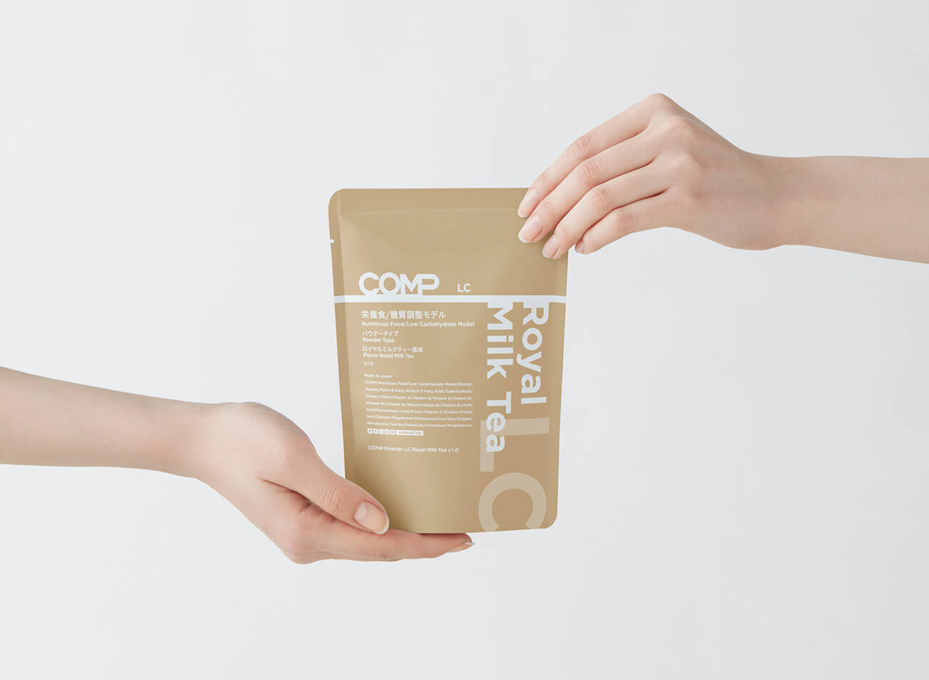 【定期購入】COMP Powder LC Royal Milk Tea v.1.0 400kcal 12袋×8箱