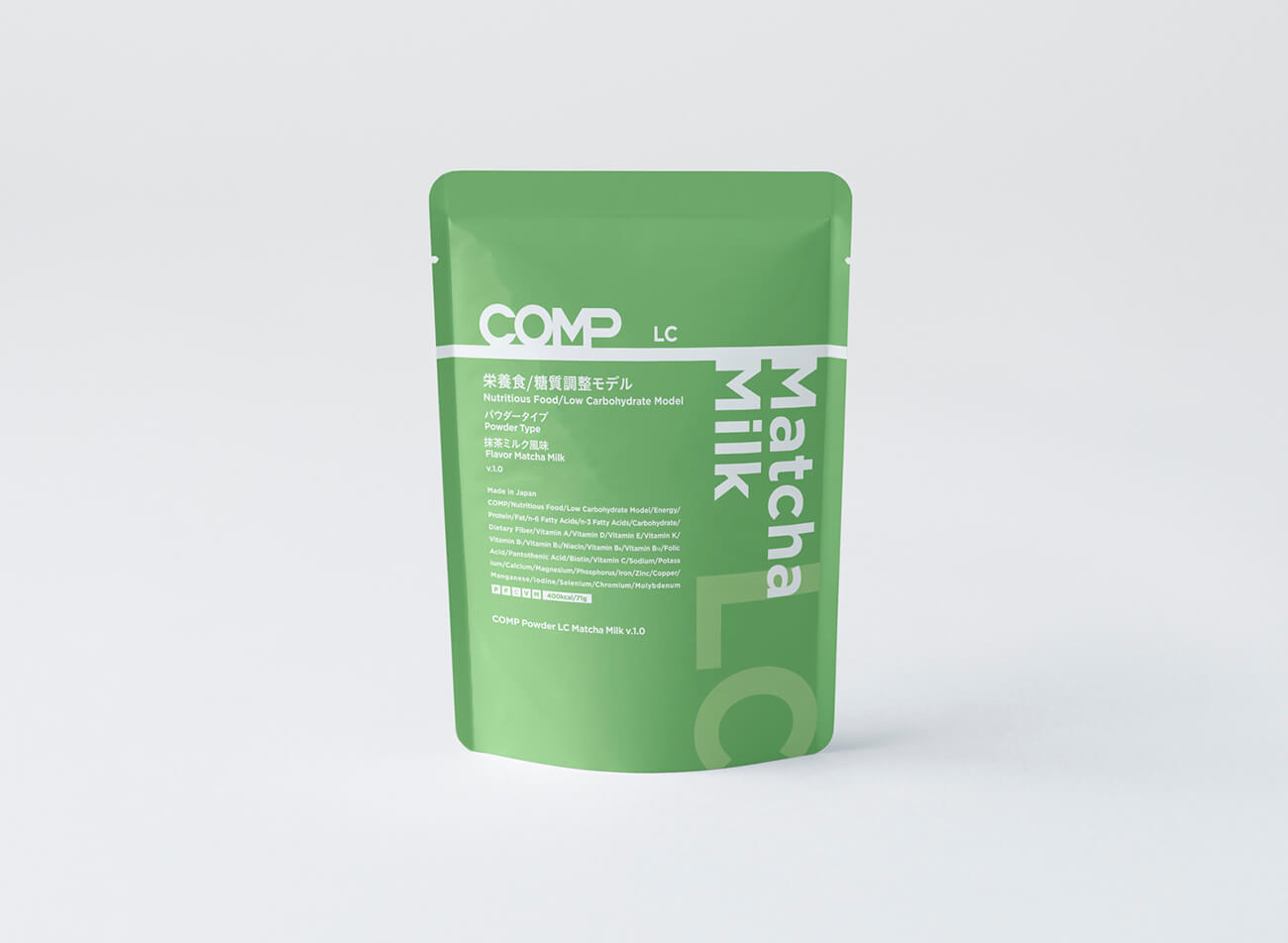 COMP Trial Pack Powder LC Matcha Milk v.1.0 （LC Matcha v.1.0 3袋）