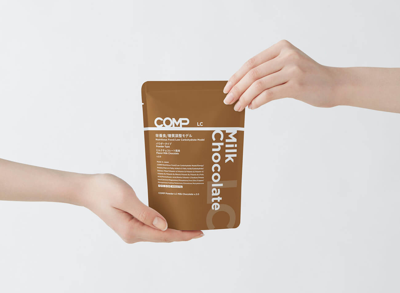 【定期購入】COMP Powder LC Milk Chocolate v.2.0 400kcal 12袋×8箱