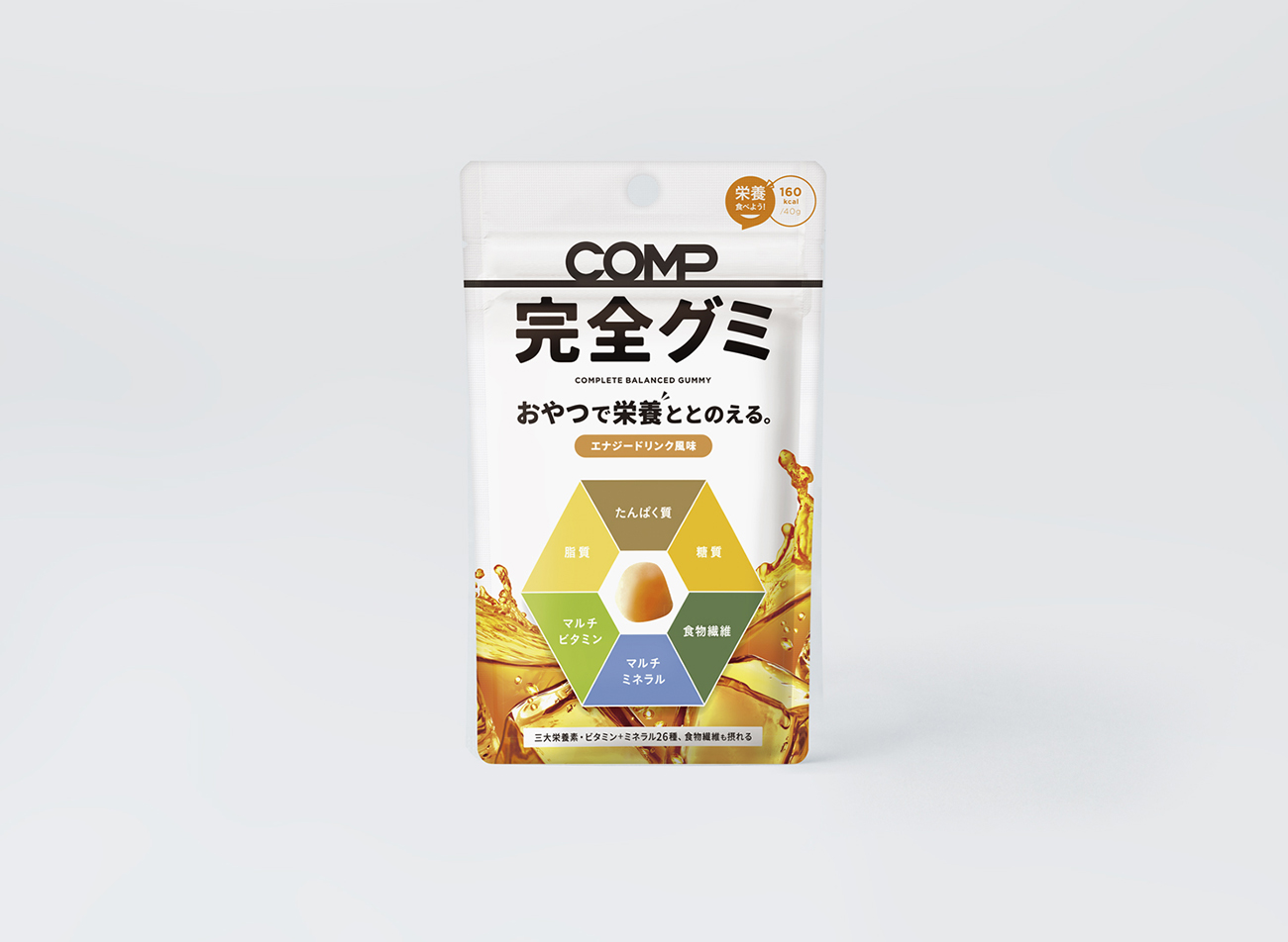 COMP 完全グミ 160kcal 10袋×2箱