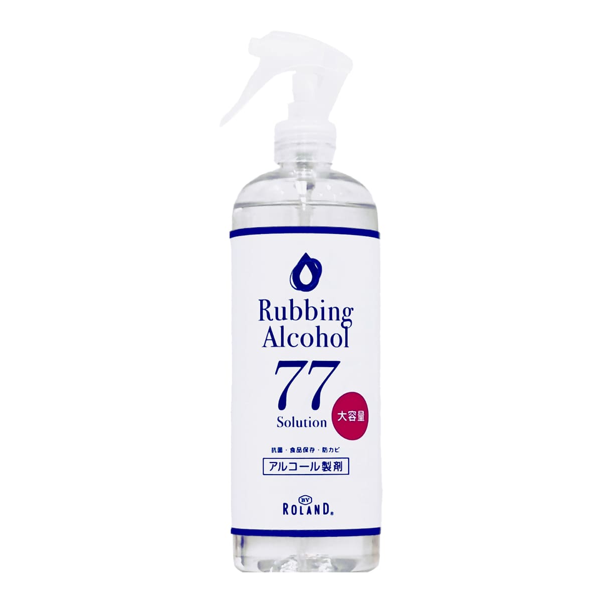 BY ROLAND アルコール77％製剤a 485mL 食品添加物 日本製