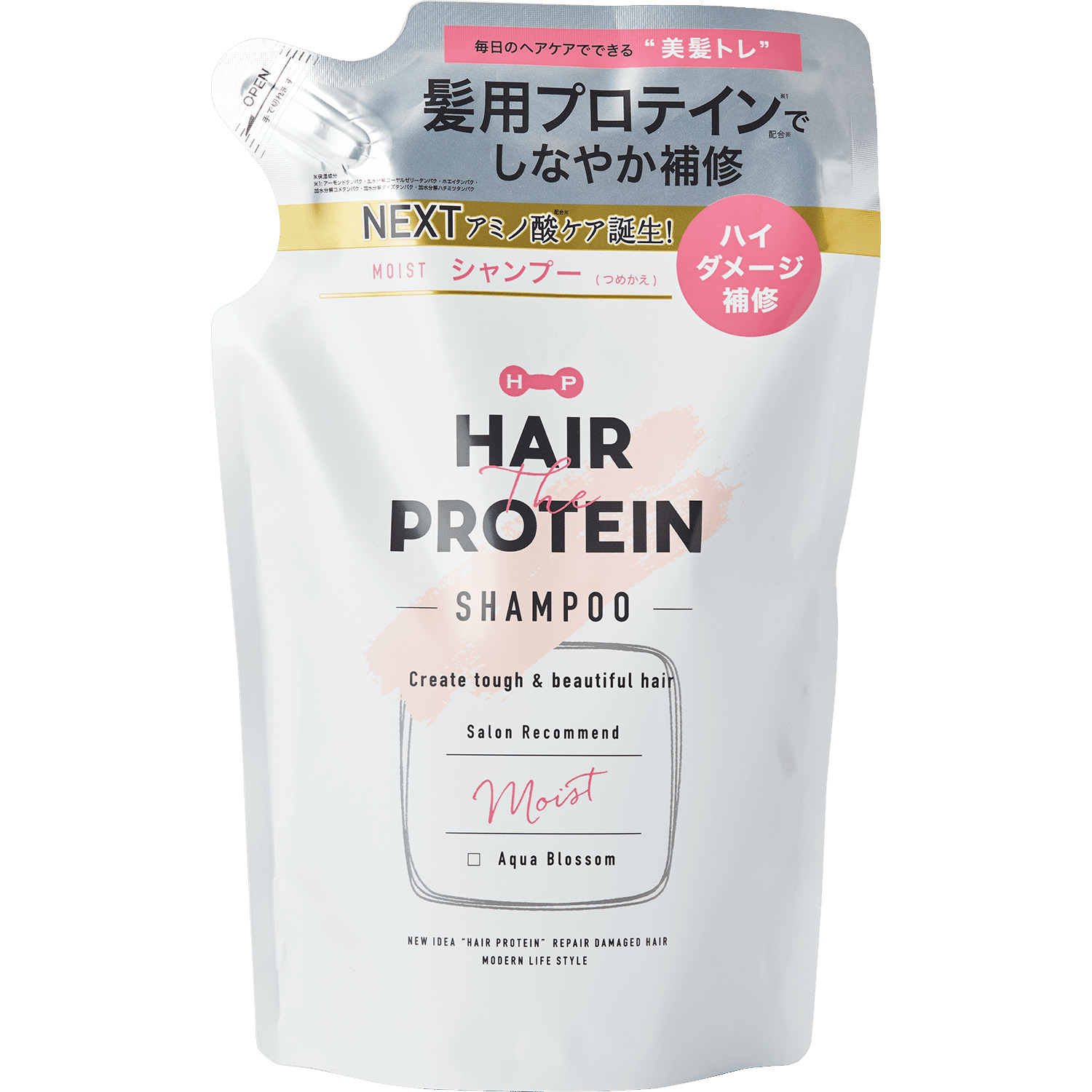 ヘアザプロテイン モイスト シャンプー レフィル 400mL
